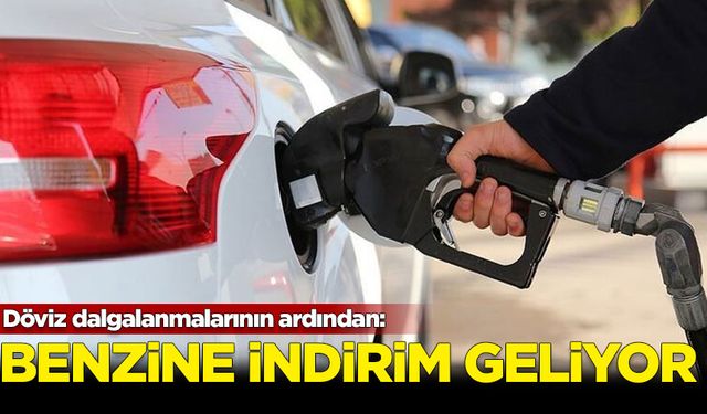 Benzine indirim geliyor