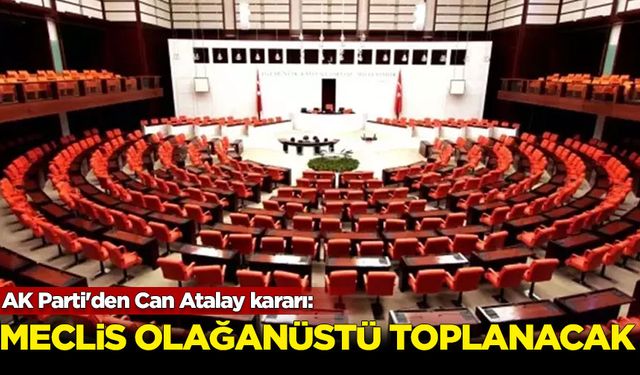 AK Parti'den Can Atalay kararı