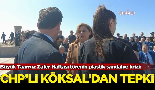 Büyük Taarruz Zafer Haftası törenin plastik sandalye krizi