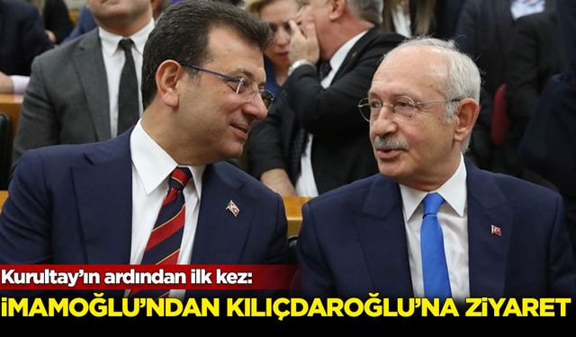 İmamoğlu'ndan Kılıçdaroğlu'na ziyaret