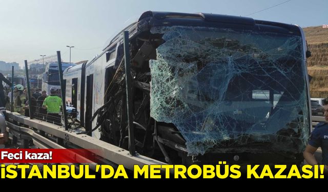 İstanbul Sefaköy'de metrobüs kazası: Ölü ve yaralılar var...