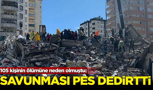 105 kişinin ölümüne neden olmuştu: Savunması pes dedirtti