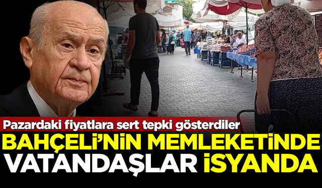 Devlet Bahçeli'nin memleketi Osmaniye'de, yurttaşlar yüksek fiyatlara tepkili