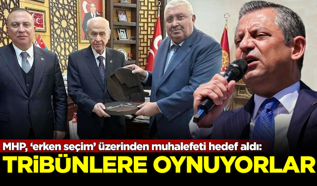 MHP'li Semih Yalçın, 'erken seçim' çağrıları üzerinden muhalefeti hedef aldı: Tribünlere oynuyorlar