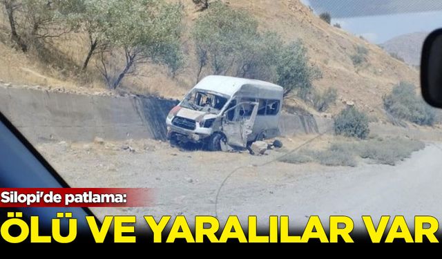 Silopi'de patlama: Ölü ve yaralılar var