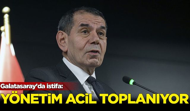 Galatasaray'da istifa: Yönetim acil toplanıyor