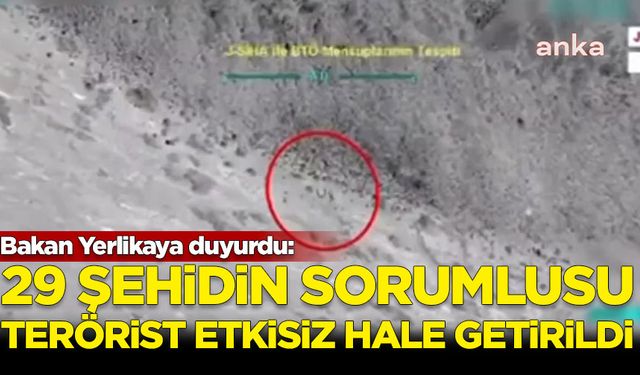 İçişleri Bakanı Yerlikaya: Kırmızı kategoride yer alan bir terörist etkisiz hale getirildi