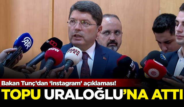 Instagram ne zaman açılacak? Adalet Bakanı Tunç, topu Uraloğlu'na attı