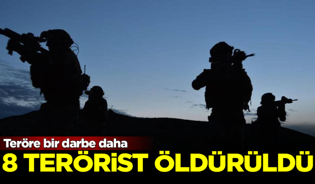 MSB duyurdu: Irak ve Suriye'de 8 PKK'lı terörist öldürüldü