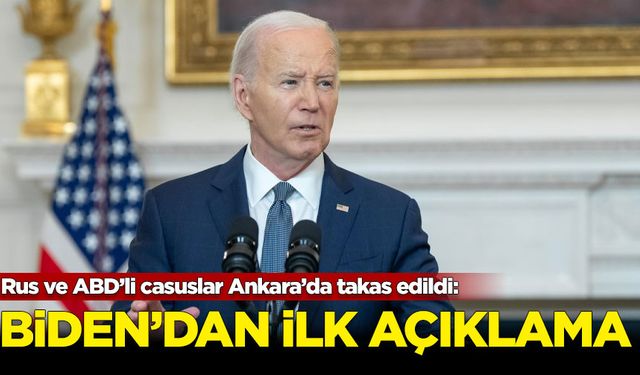 Ankara'daki rehine takasının ardından Biden'den ilk açıklama