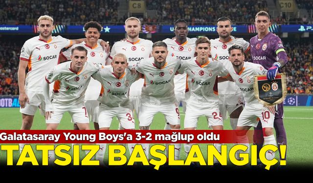 Galatasaray'dan Şampiyonlar ligine tatsız başlangıç!