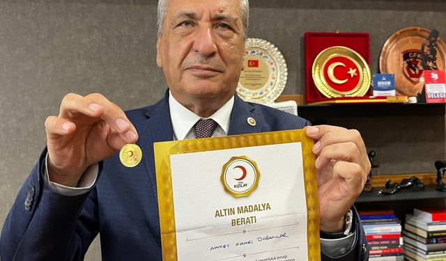 Kızılay'ın verdiği altın madalyada altın oranı sıfır çıktı