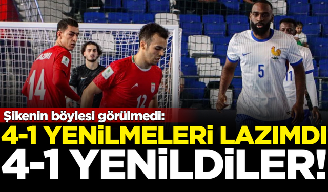 Şikenin böylesi görülmedi! 4-1 yenilmeleri lazımdı, 4-1 yenildiler