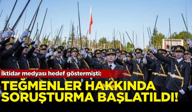 İktidar medyası hedef göstermişti: Teğmenler hakkında idari soruşturma başlatıldı