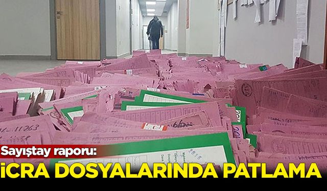 Sayıştay raporu: İcra dosyalarında patlama