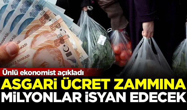 Canlı yayında açıkladı! Yeni asgari ücrete, milyonlarca kişi isyan edecek