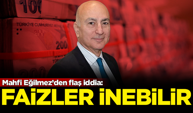 Ünlü iktisatçı Mahfi Eğilmez'den flaş iddia: Faizler inebilir