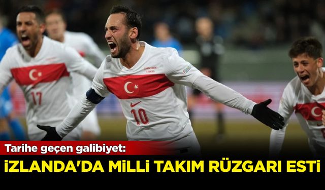 Tarihe geçen galibiyet: İzlanda'da Milli Takım rüzgarı esti!