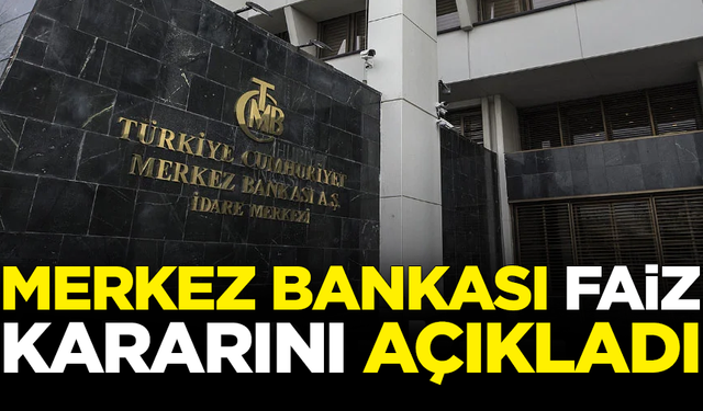 Merkez Bankası Ekim ayı faiz kararını açıkladı!