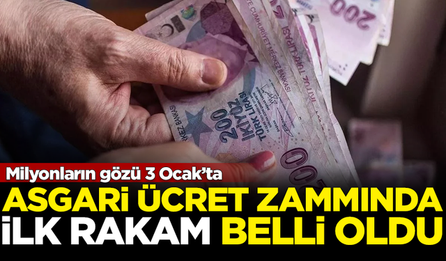 Asgari ücrette pazarlığın başlayacağı ilk rakam belli oldu