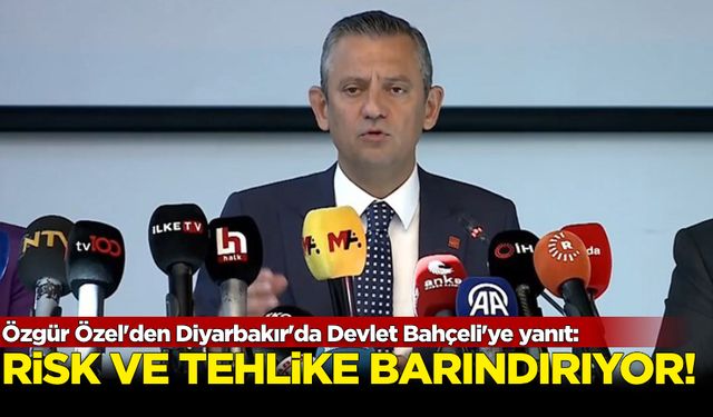 Özgür Özel'den Diyarbakır'da Devlet Bahçeli'ye yanıt: