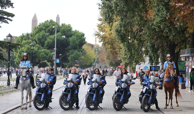 Motosikletli ve atlı kadın zabıtalar görevde