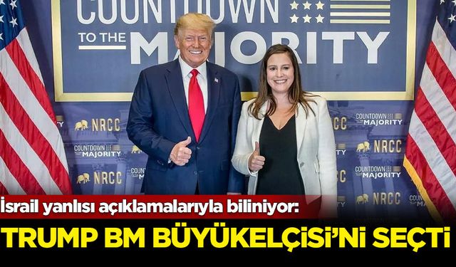 Trump, Birleşmiş Milletler Büyükelçisi olarak New York Temsilcisi Elise Stefanik'i seçti