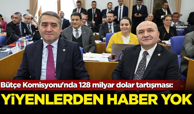 TBMM Plan ve Bütçe Komisyonu'nda 128 milyar dolar tartışması: Yiyenlerden haber yok