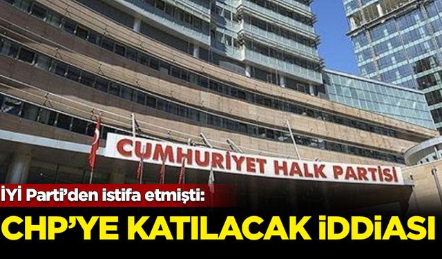 İYİ Parti’den istifa eden Belediye başkanı CHP'ye katılacak iddiası