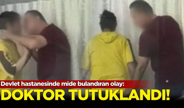 Devlet hastanesinde mide bulandıran olay