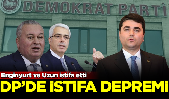 Demokrat Parti'de deprem! Cemal Enginyurt ve Salih uzun istifa etti