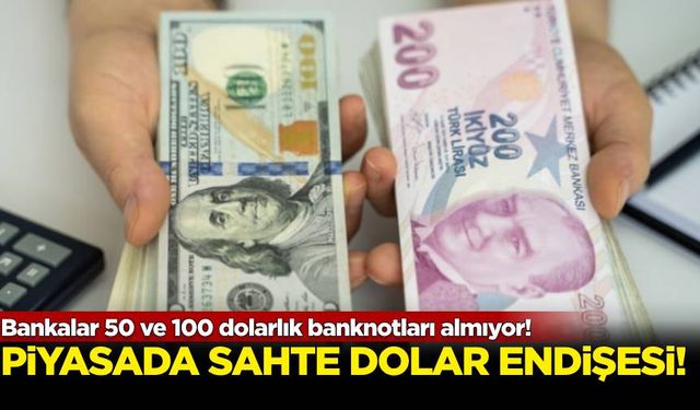 Piyasada sahte dolar endişesi sürüyor