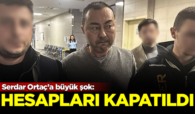 Serdar Ortaç'a büyük şok! Tüm hesapları kapatıldı