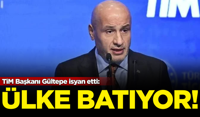 Türkiye İhracatçılar Meclisi Başkanı Mustafa Gültepe: Ülke batıyor!