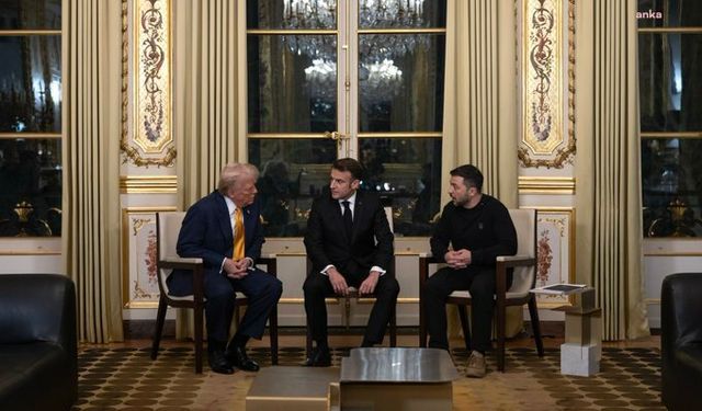 Trump, Macron ve Zelenskiy ile görüştü