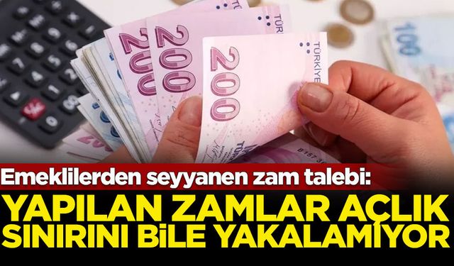 Emeklilerden seyyanen zam talebi