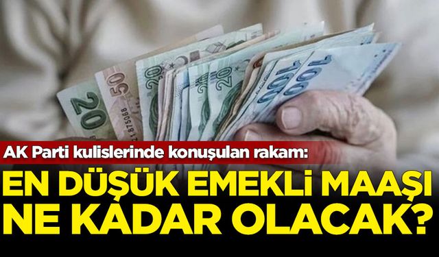 AK Parti kulislerinde konuşulan rakam: En düşük emekli maaşı ne kadar olacak?