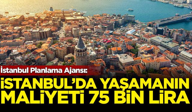 İstanbul Planlama Ajansı: İstanbul’da yaşamanın maliyeti 75 bin 717 lira