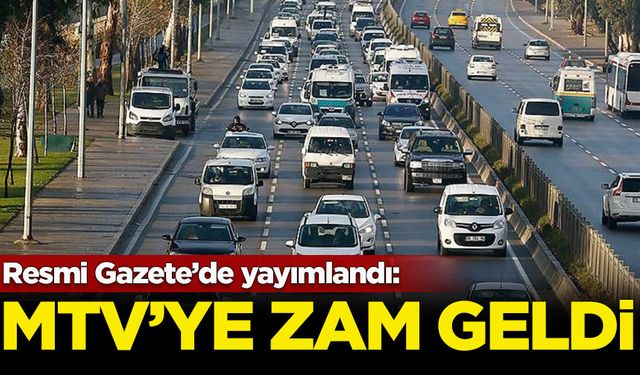 Motorlu Taşıtlar Vergisi'nde yeniden değerleme oranı yüzde 43,93 arttı