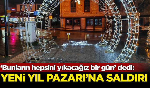 Eskişehir’de Odunpazarı Belediyesi’nin Yeni Yıl Pazarı’na saldırı