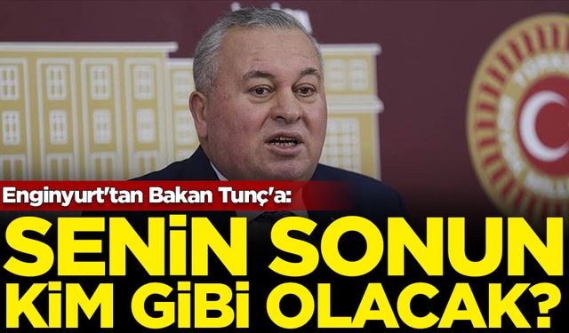 Enginyurt'tan Bakan Tunç'a: Senin sonun kim gibi olacak