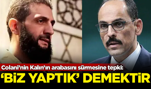 Colani’nin Kalın’ın arabasını sürmesine tepki: Bu işi biz yaptık demektir