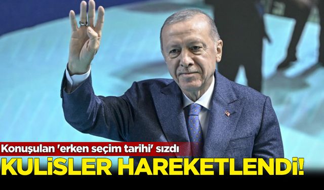 Kulisler hareketlendi: Konuşulan 'erken seçim tarihi' sızdı