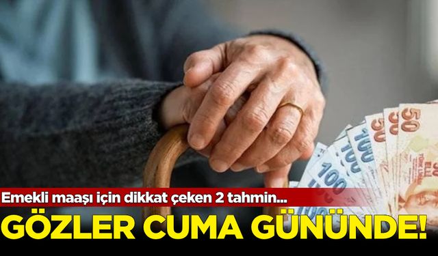 Emekliler dikkat! Emekli maaşı için dikkat çeken 2 tahmin...