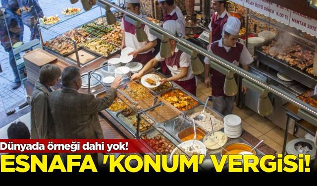 Dünyada örneği yok! Esnafa konum vergisi...