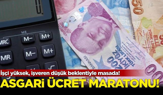 2025 asgari ücret maratonu: İşçi yüksek, işveren düşük beklentiyle masada!