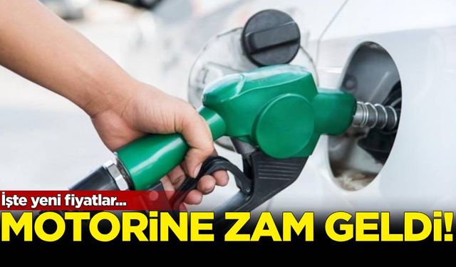 Motorine zam geldi! İşte yeni fiyatlar...