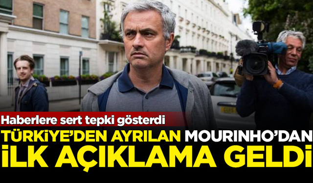 Türkiye'den ayrılan Jose Mourinho, hakkındaki haberlere ateş püskürdü