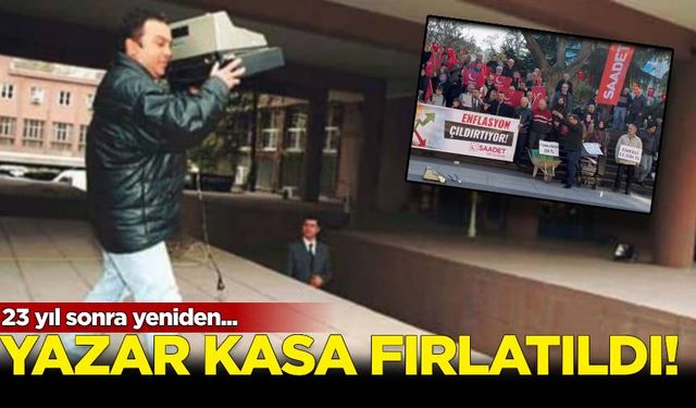 23 yıl sonra yeniden! Yazar kasa fırlatıldı...