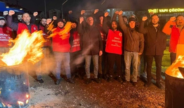 Erdoğan'ın yasağını tanımadılar! Metal işçileri greve devam ediyor